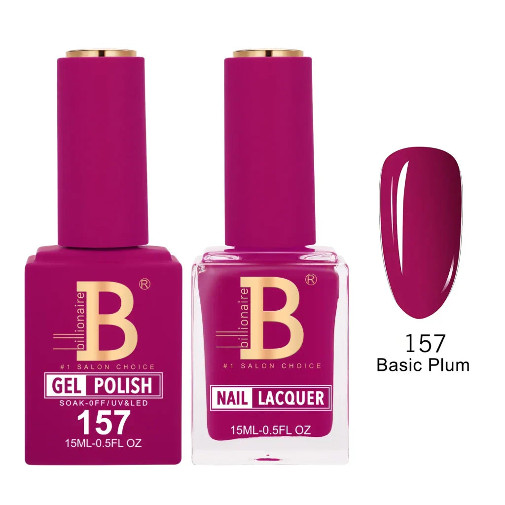 Billionaire Imperial Duo Matching Color Set – #150 - 200 Gel + Lacquer (0.5oz / 15ml)