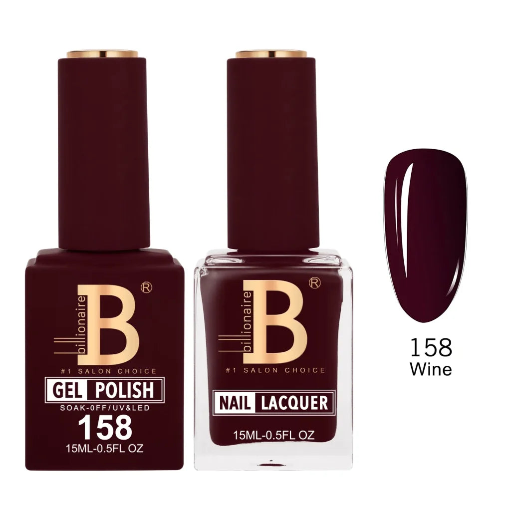 Billionaire Imperial Duo Matching Color Set – #150 - 200 Gel + Lacquer (0.5oz / 15ml)