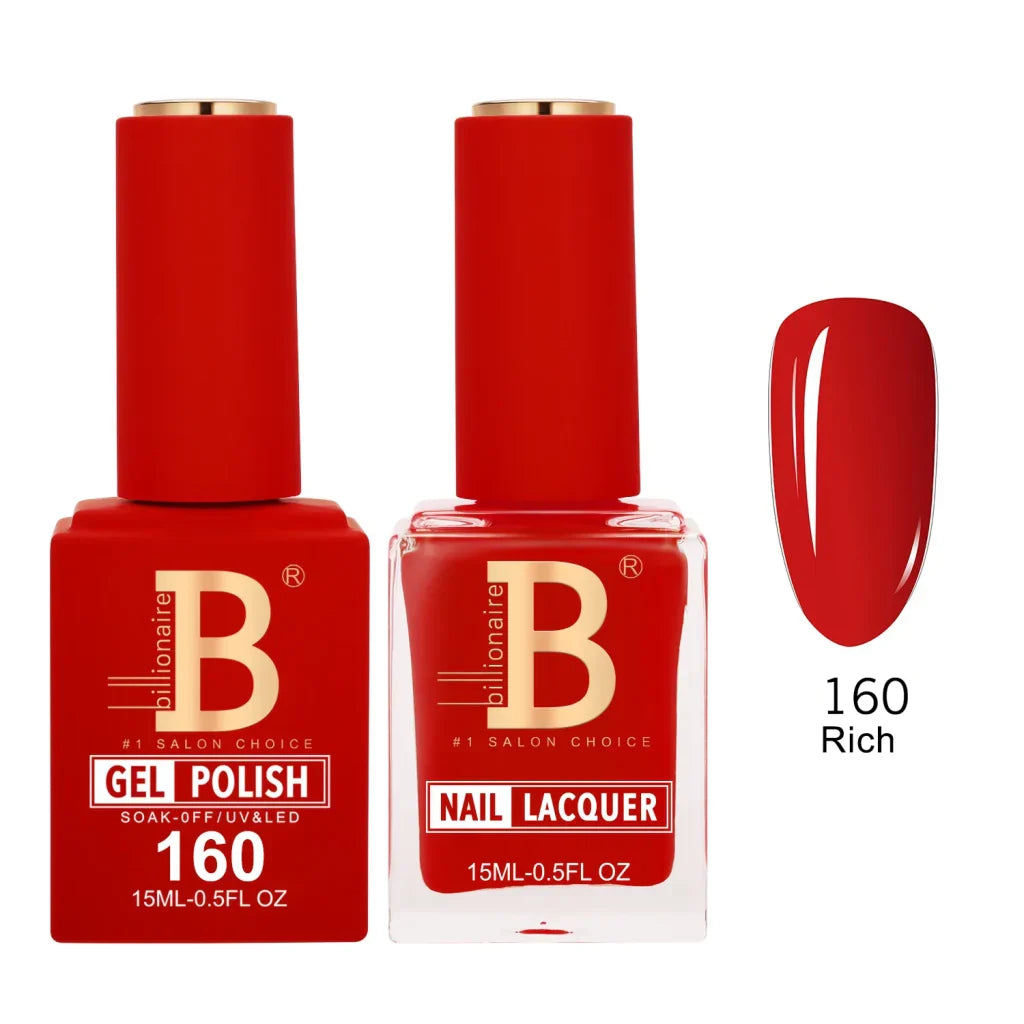Billionaire Imperial Duo Matching Color Set – #150 - 200 Gel + Lacquer (0.5oz / 15ml)