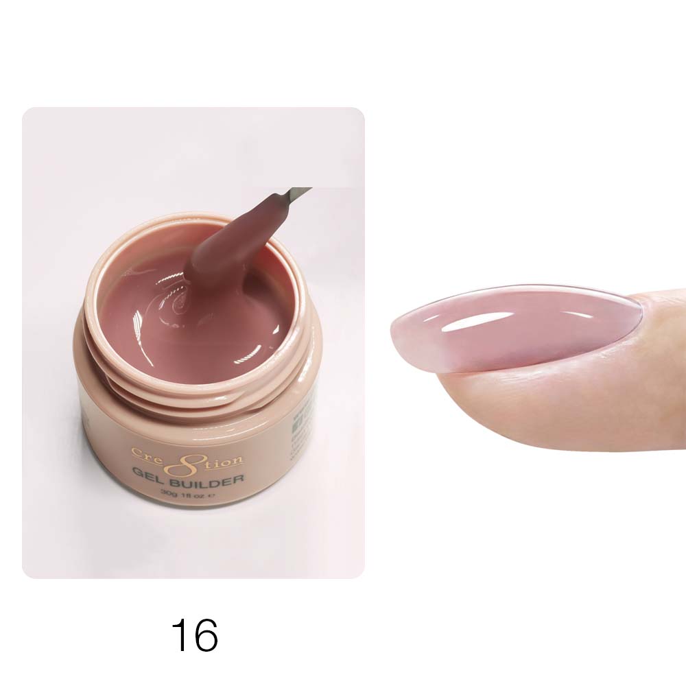 Cre8tion Overlay Builder Gel, Hema Free, Low Heat  1oz  #16