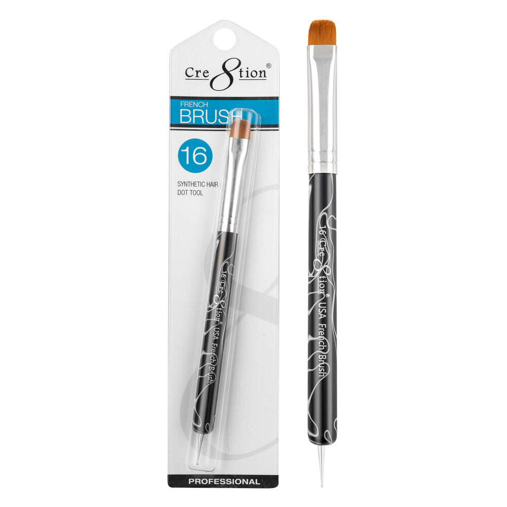Cre8tion - French Brush with Dot Tool (Combo 4 Sizes)