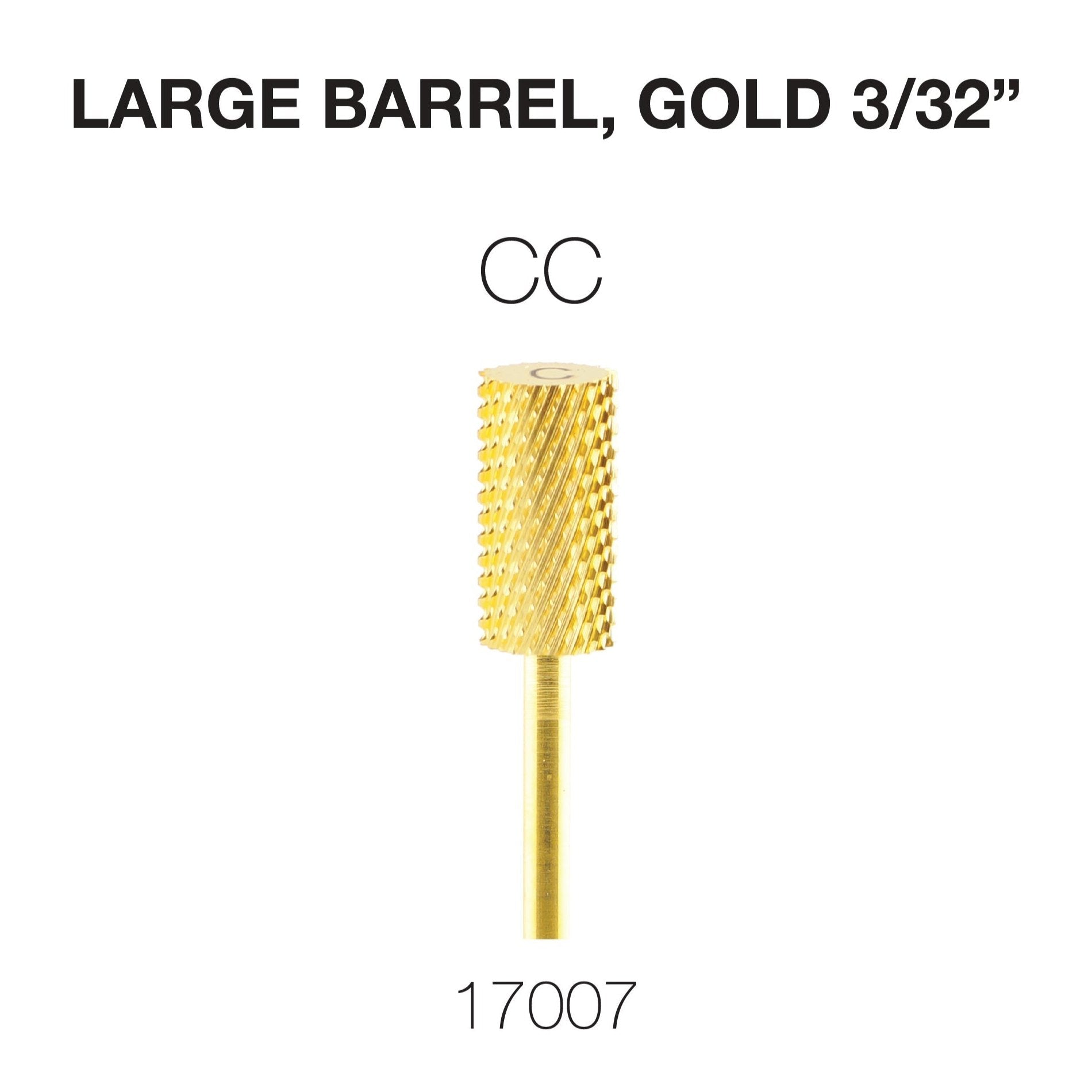Cre8tion - Carbide Gold - Small and Large - 3/32 - Original