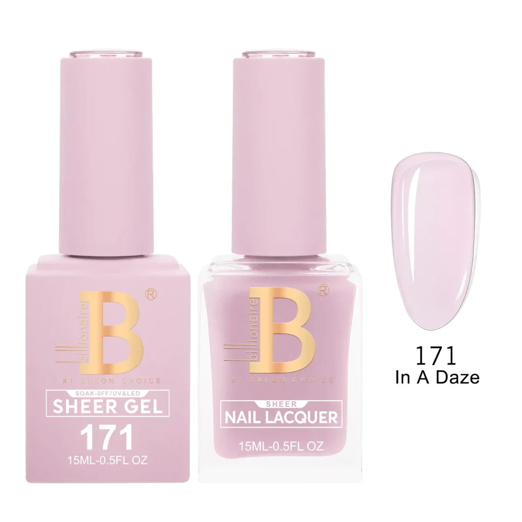 Billionaire Imperial Duo Matching Color Set – #150 - 200 Gel + Lacquer (0.5oz / 15ml)
