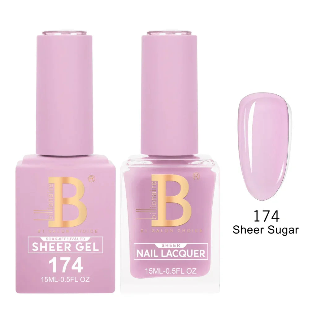 Billionaire Imperial Duo Matching Color Set – #150 - 200 Gel + Lacquer (0.5oz / 15ml)