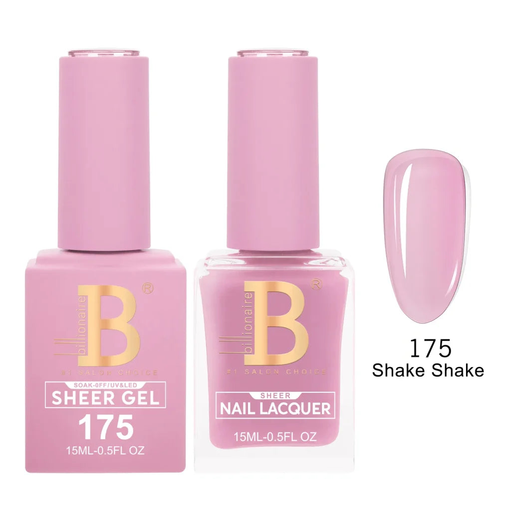 Billionaire Imperial Duo Matching Color Set – #150 - 200 Gel + Lacquer (0.5oz / 15ml)