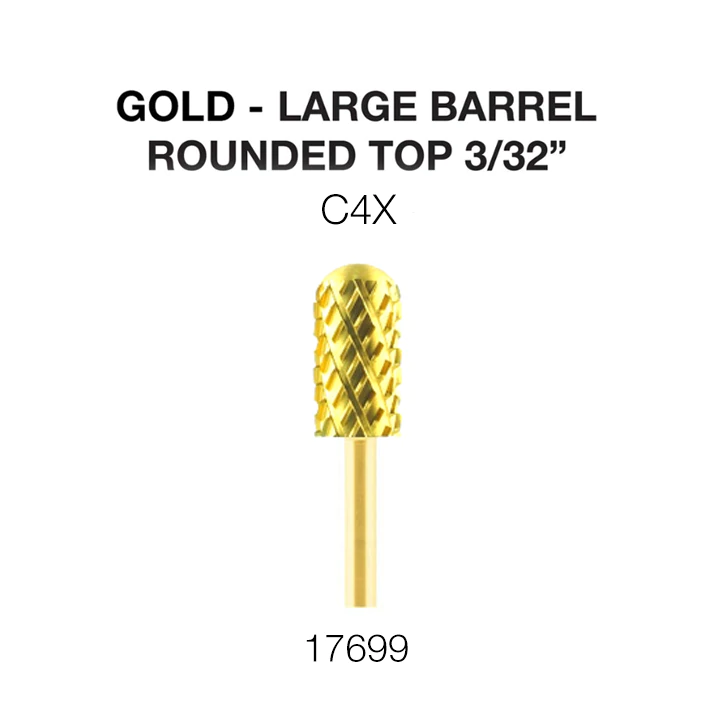 Cre8tion Gold Carbide - Small Barrel - Round Top 3/32"