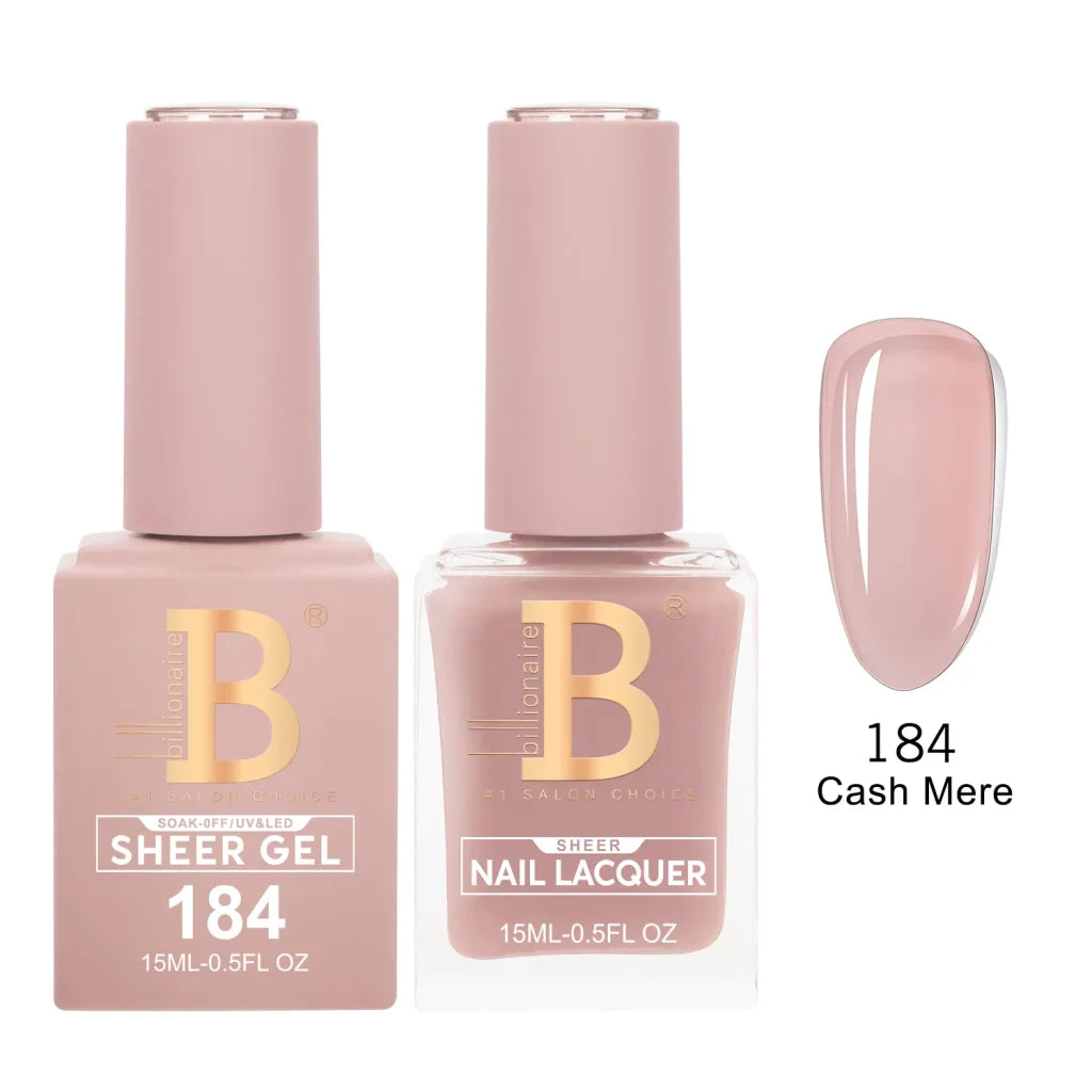 Billionaire Imperial Duo Matching Color Set – #150 - 200 Gel + Lacquer (0.5oz / 15ml)