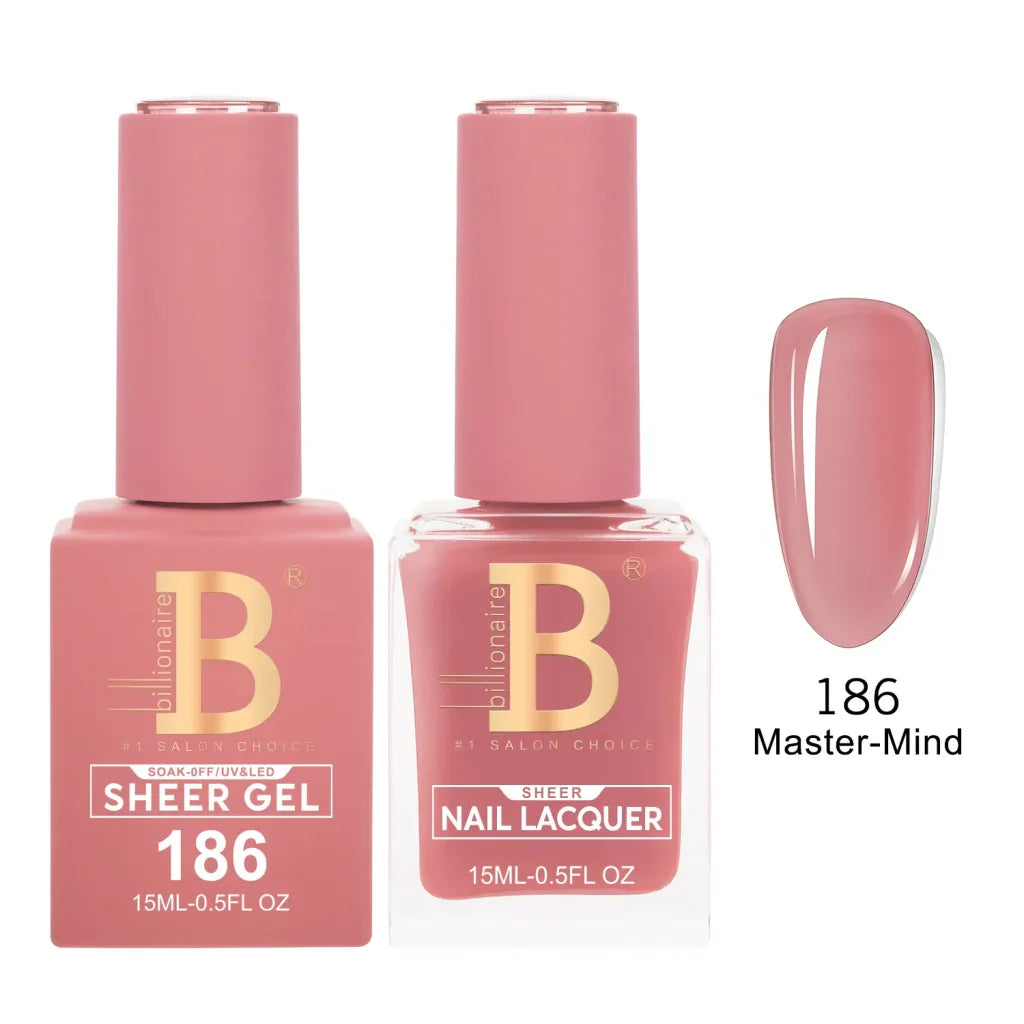 Billionaire Imperial Duo Matching Color Set – #150 - 200 Gel + Lacquer (0.5oz / 15ml)