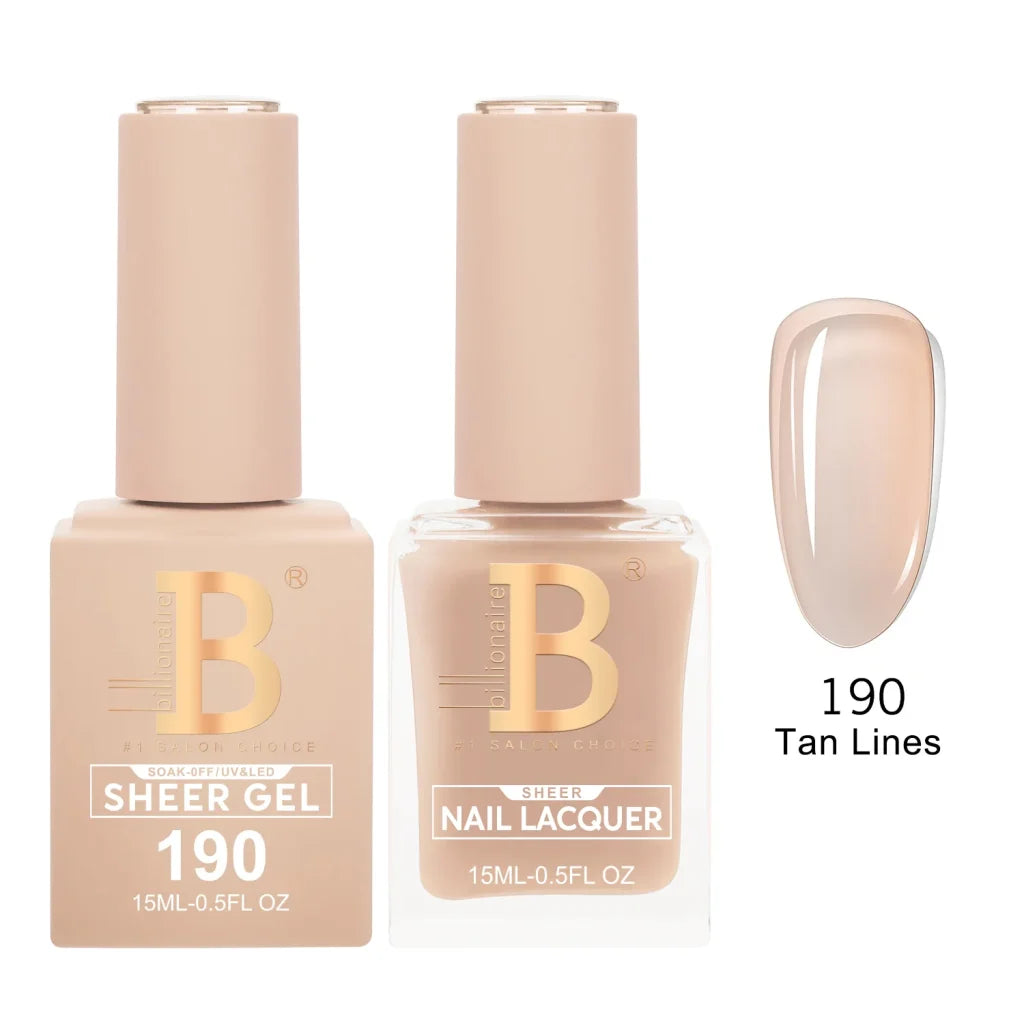 Billionaire Imperial Duo Matching Color Set – #150 - 200 Gel + Lacquer (0.5oz / 15ml)