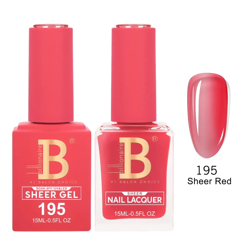 Billionaire Imperial Duo Matching Color Set – #150 - 200 Gel + Lacquer (0.5oz / 15ml)