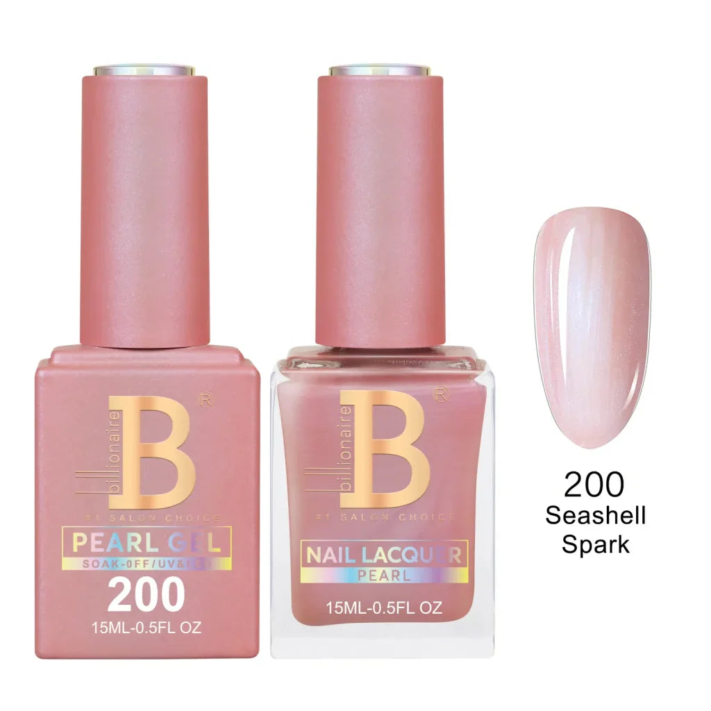 Billionaire Imperial Duo Matching Color Set – #150 - 200 Gel + Lacquer (0.5oz / 15ml)