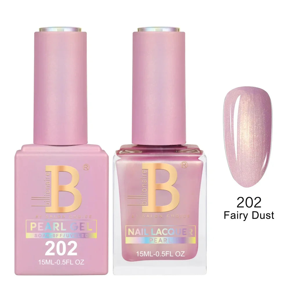 Billionaire Imperial Duo Matching Color Set – #201 - 256 Gel + Lacquer (0.5oz / 15ml)