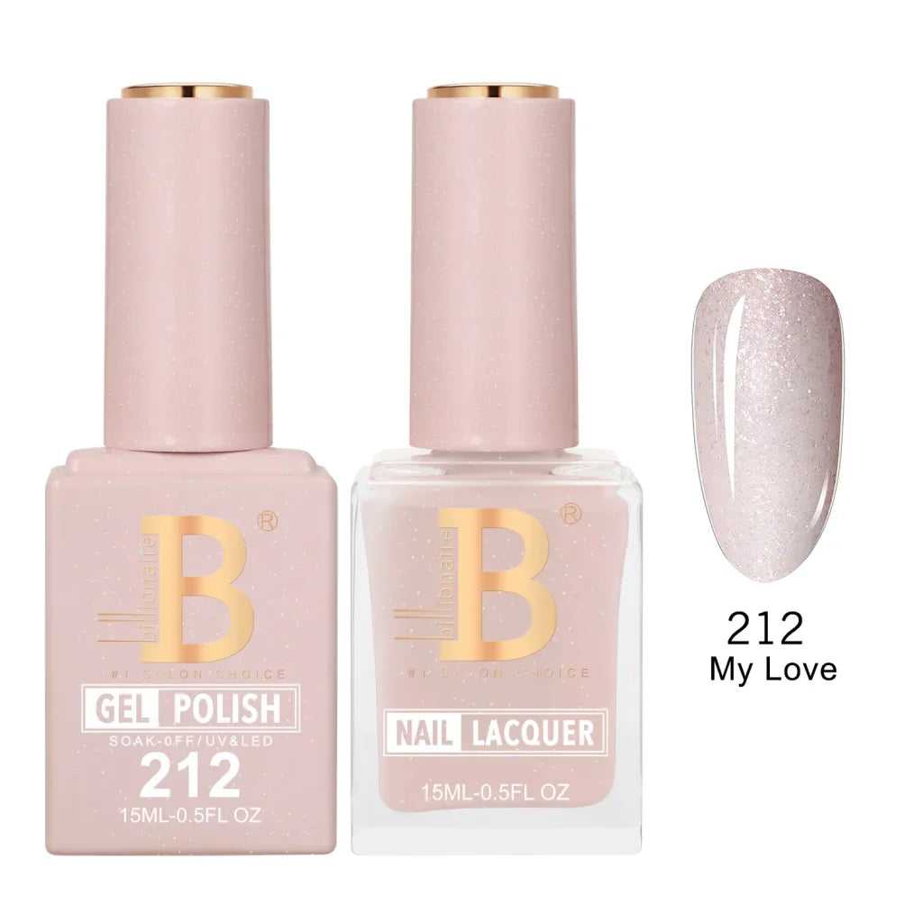 Billionaire Imperial Duo Matching Color Set – #201 - 256 Gel + Lacquer (0.5oz / 15ml)