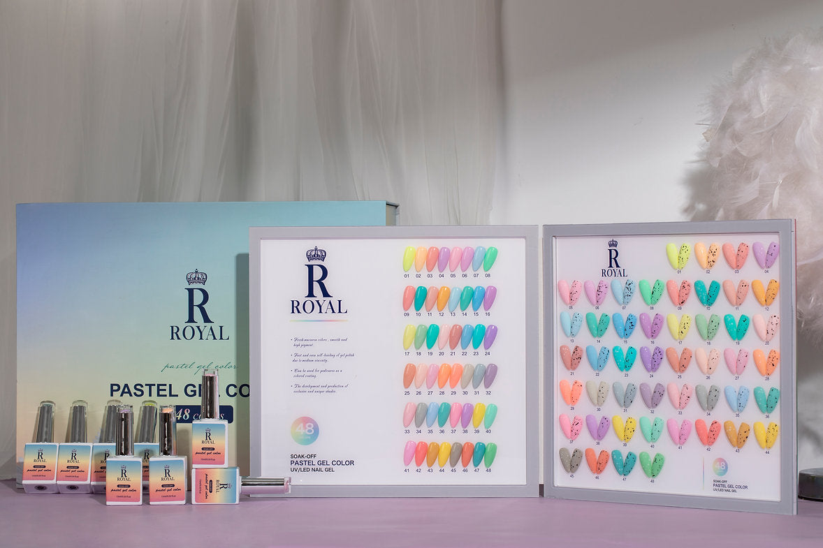 Royal 2in1 PASTEL COLLECTION 48 Color / Free Color Book