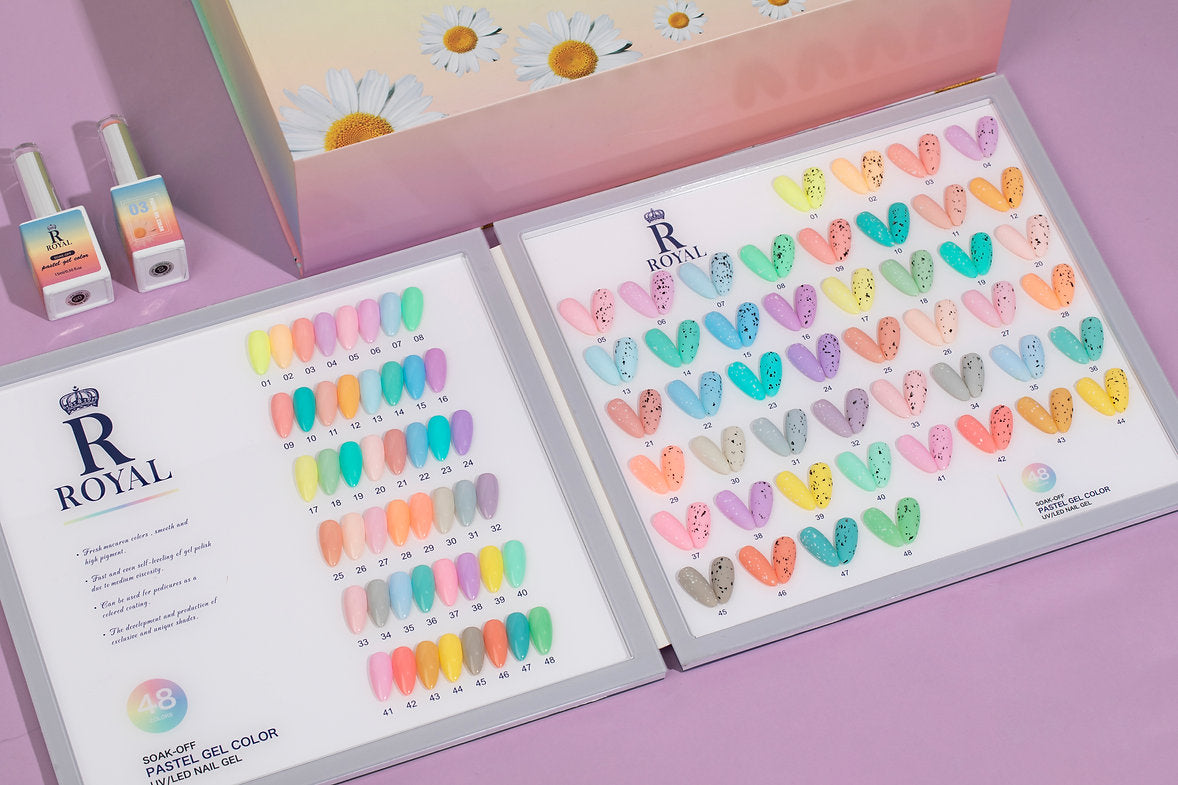 Royal 2in1 PASTEL COLLECTION 48 Color / Free Color Book