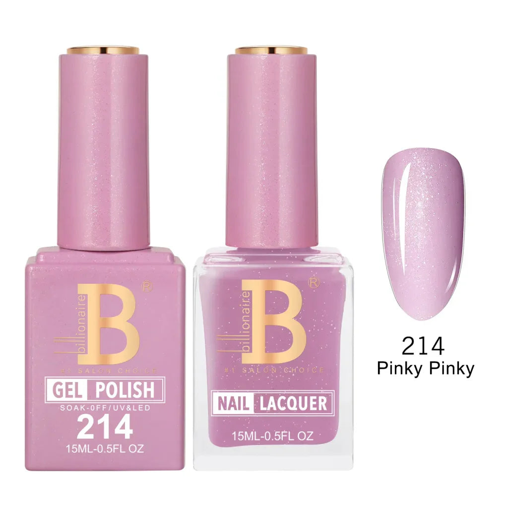 Billionaire Imperial Duo Matching Color Set – #201 - 256 Gel + Lacquer (0.5oz / 15ml)