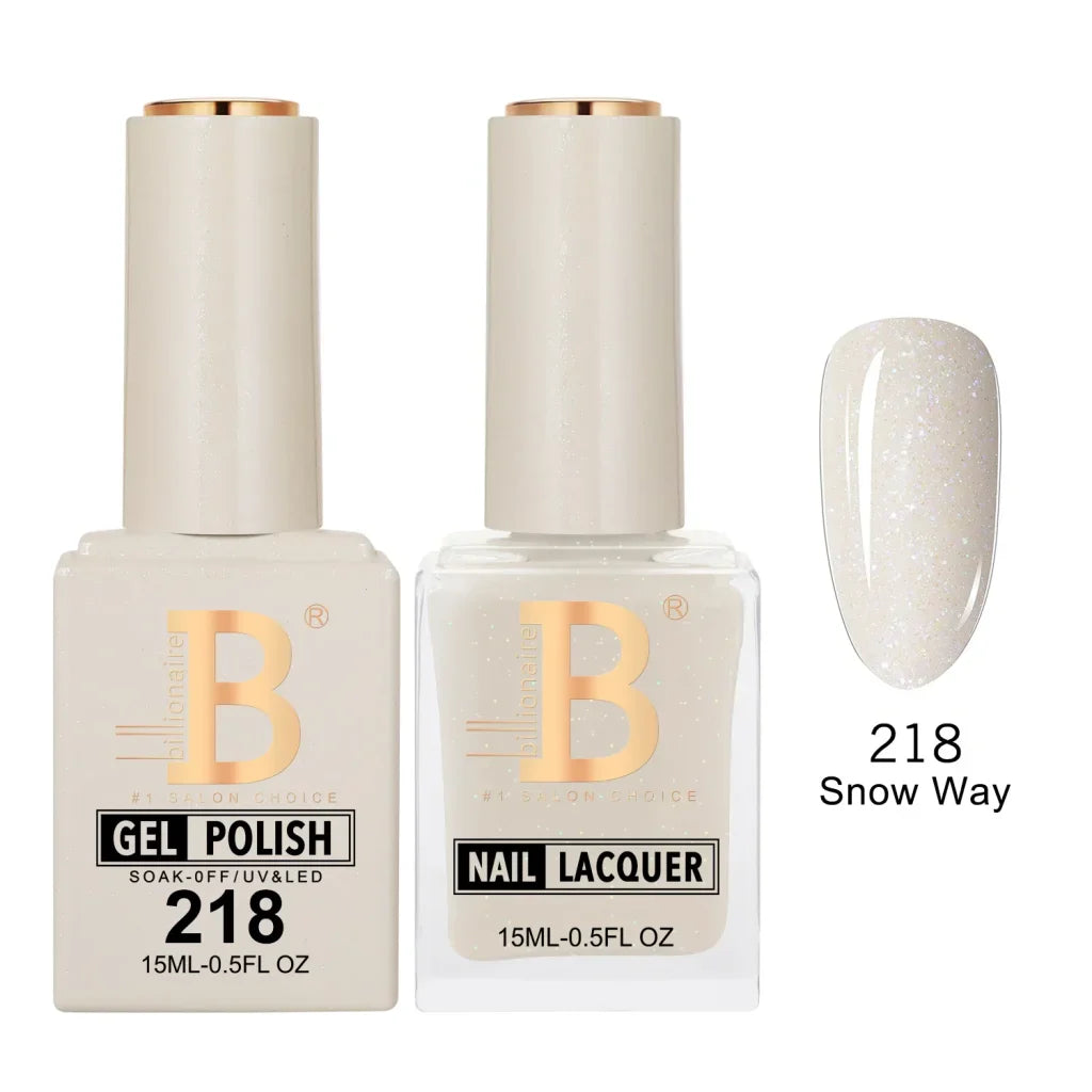 Billionaire Imperial Duo Matching Color Set – #201 - 256 Gel + Lacquer (0.5oz / 15ml)