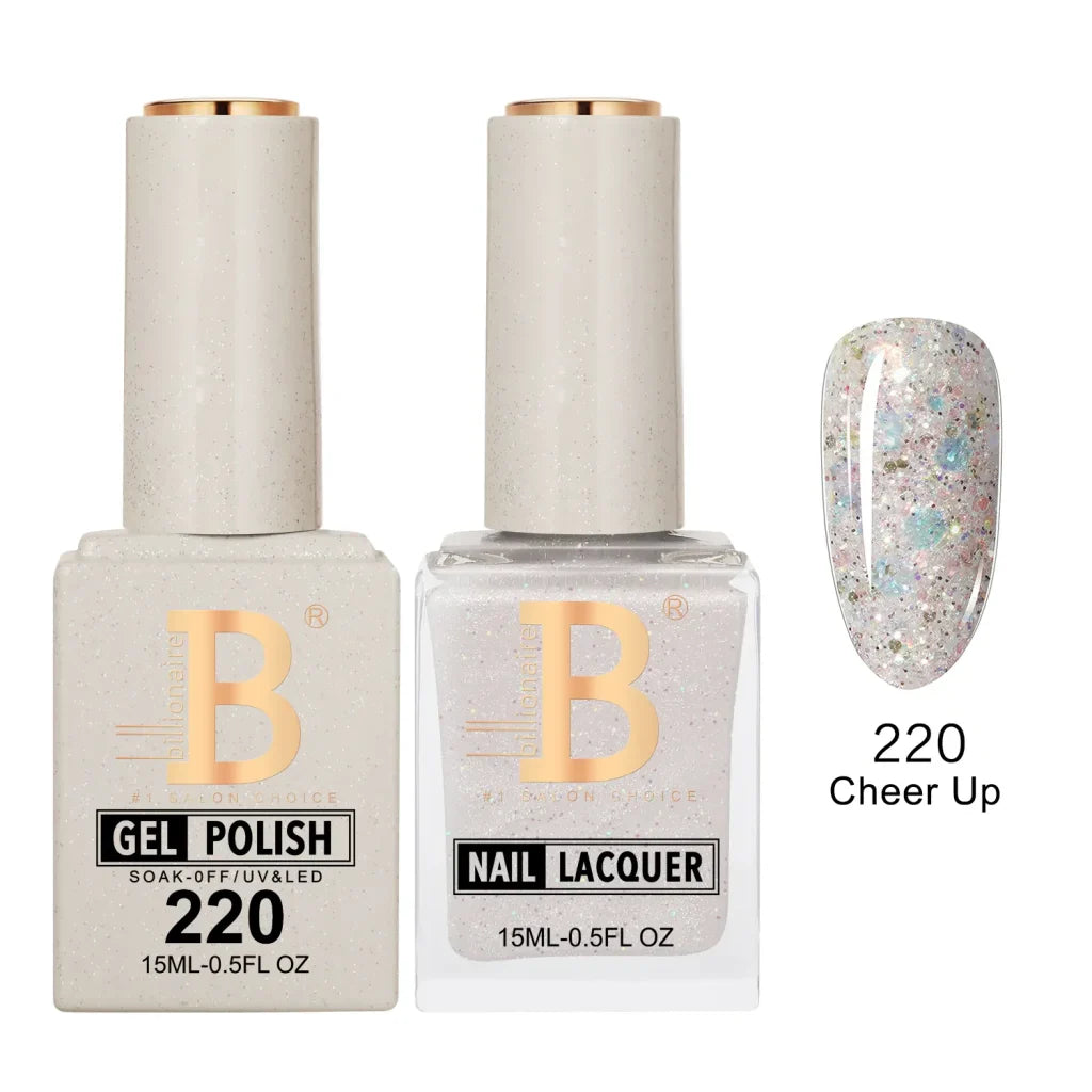 Billionaire Imperial Duo Matching Color Set – #201 - 256 Gel + Lacquer (0.5oz / 15ml)