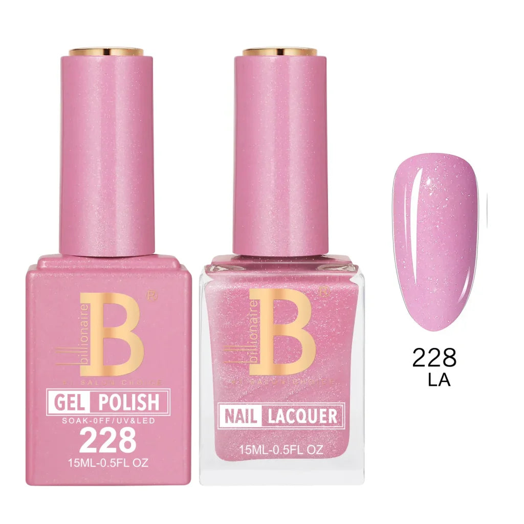 Billionaire Imperial Duo Matching Color Set – #201 - 256 Gel + Lacquer (0.5oz / 15ml)