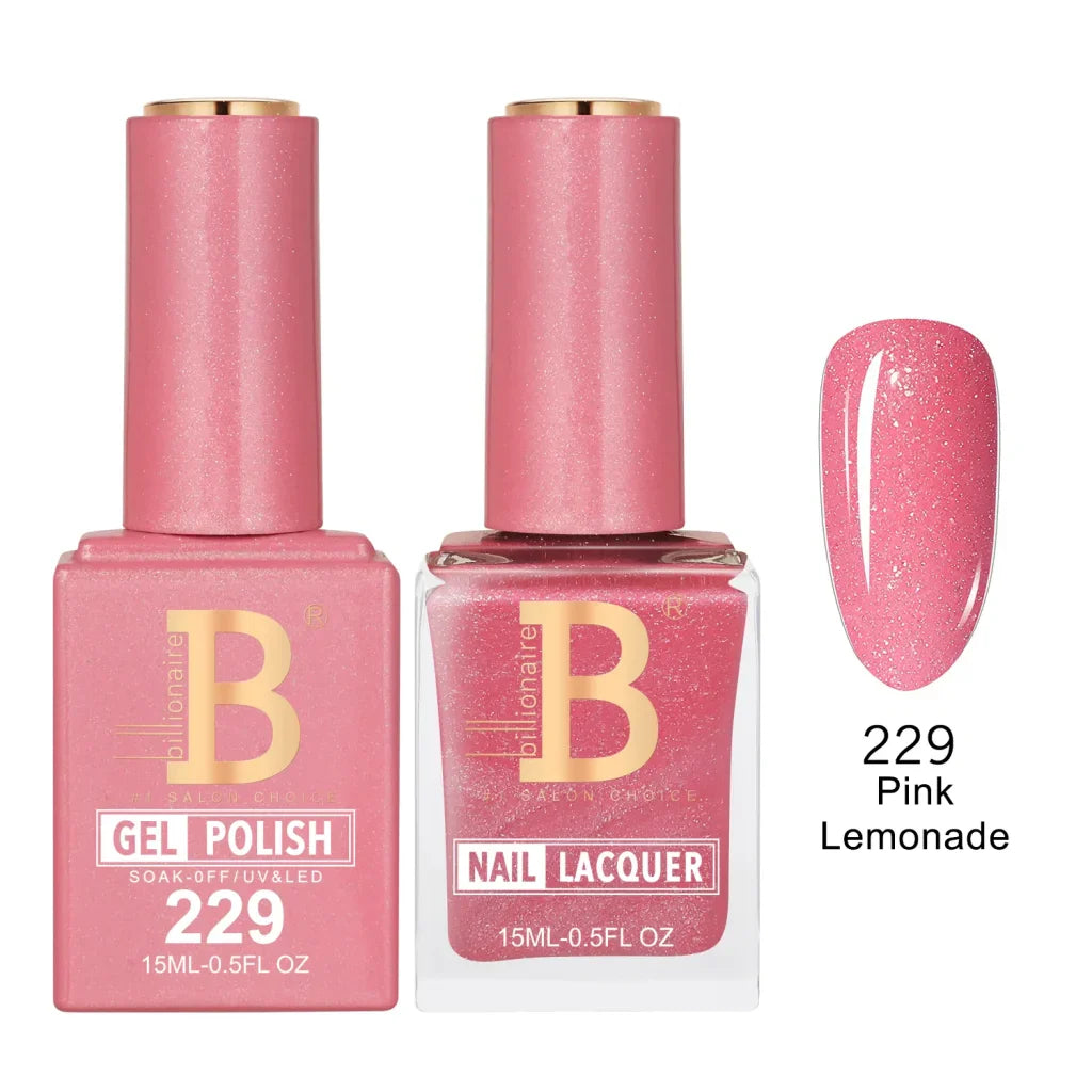 Billionaire Imperial Duo Matching Color Set – #201 - 256 Gel + Lacquer (0.5oz / 15ml)