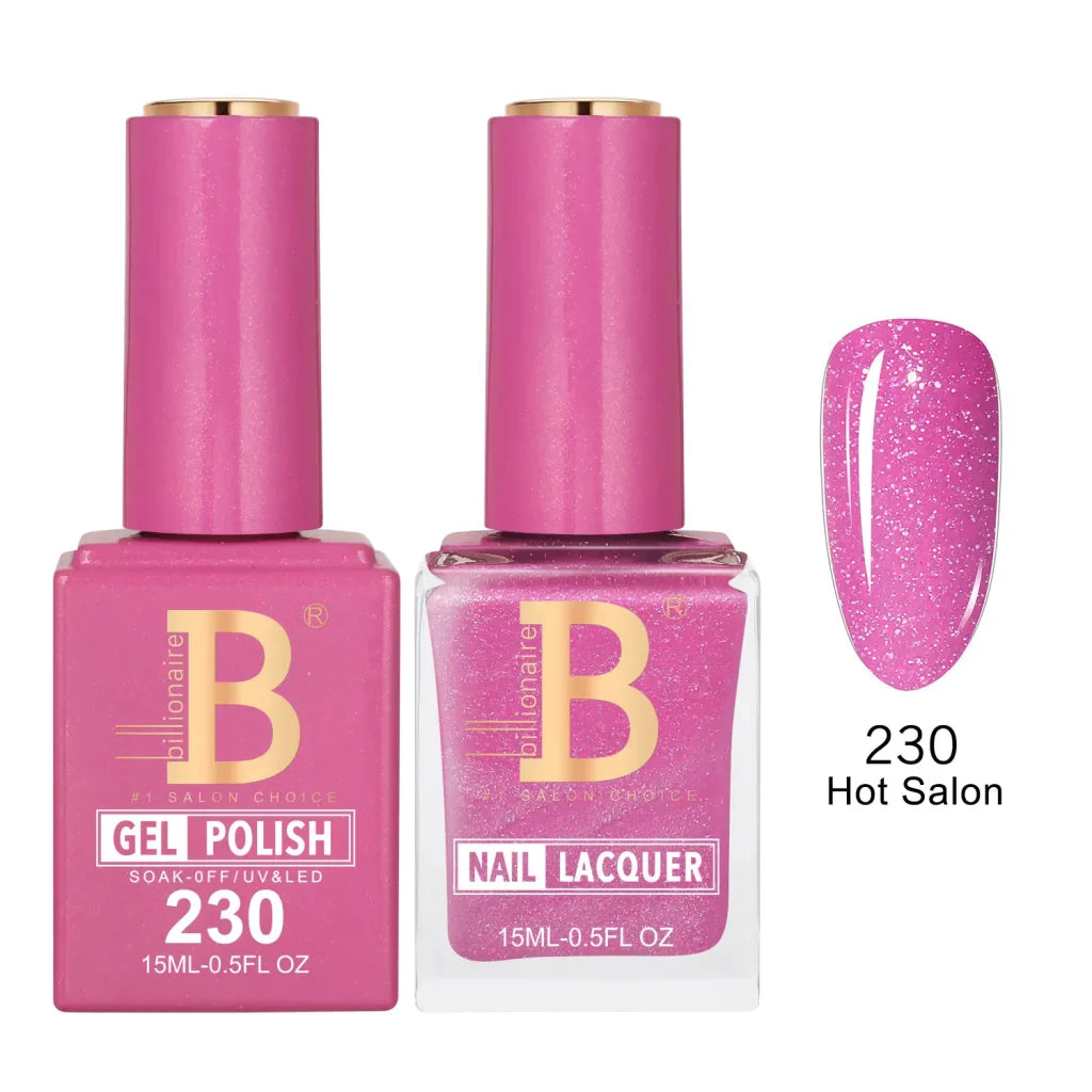 Billionaire Imperial Duo Matching Color Set – #201 - 256 Gel + Lacquer (0.5oz / 15ml)