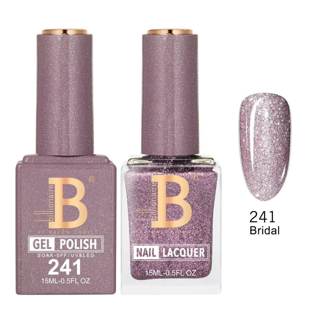 Billionaire Imperial Duo Matching Color Set – #201 - 256 Gel + Lacquer (0.5oz / 15ml)