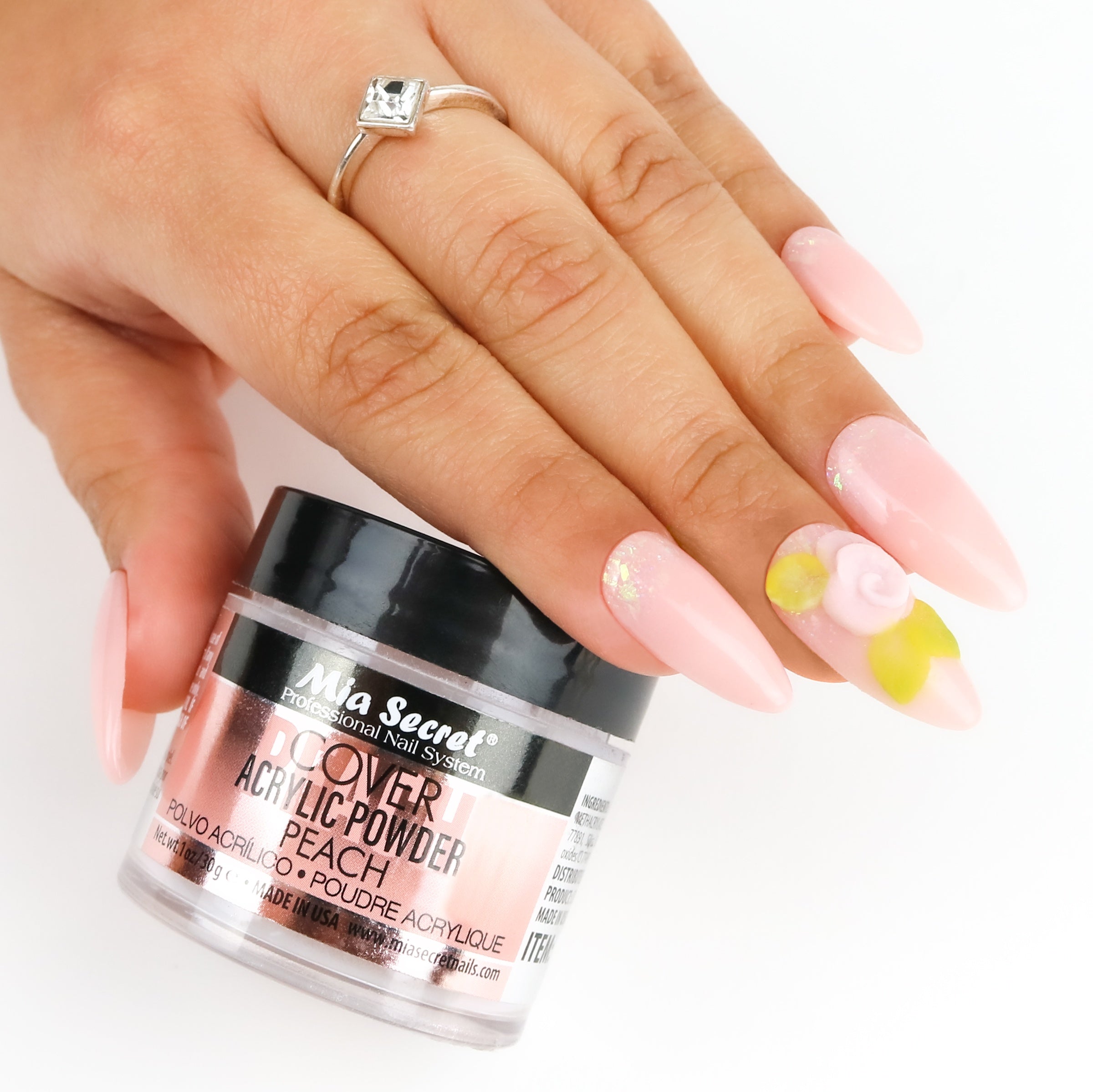 Mia Secret - Cover Peach Acrylic Powder