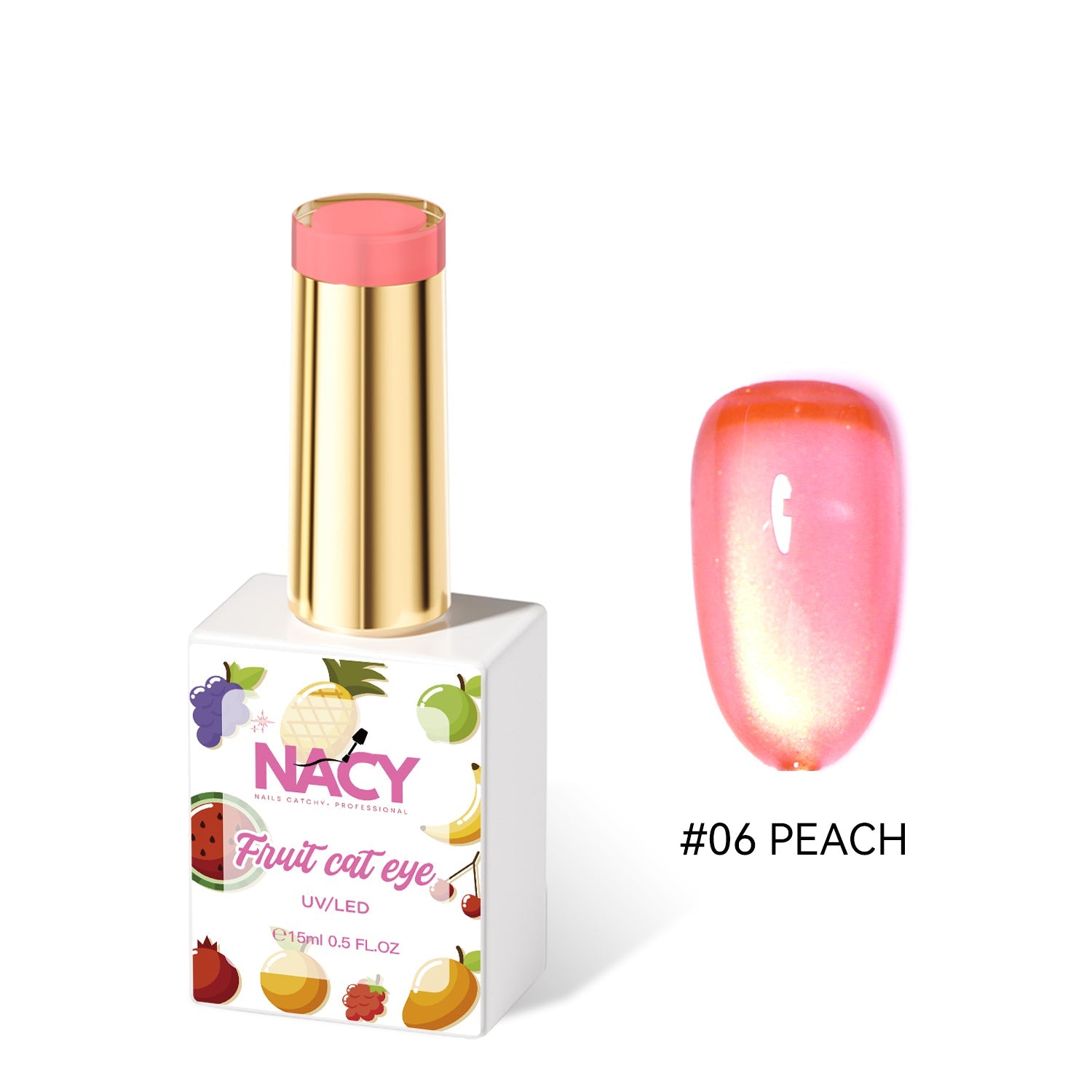 Nacy Fruit Cat Eye Gel 0.5oz Hema / Tpo Free - 06