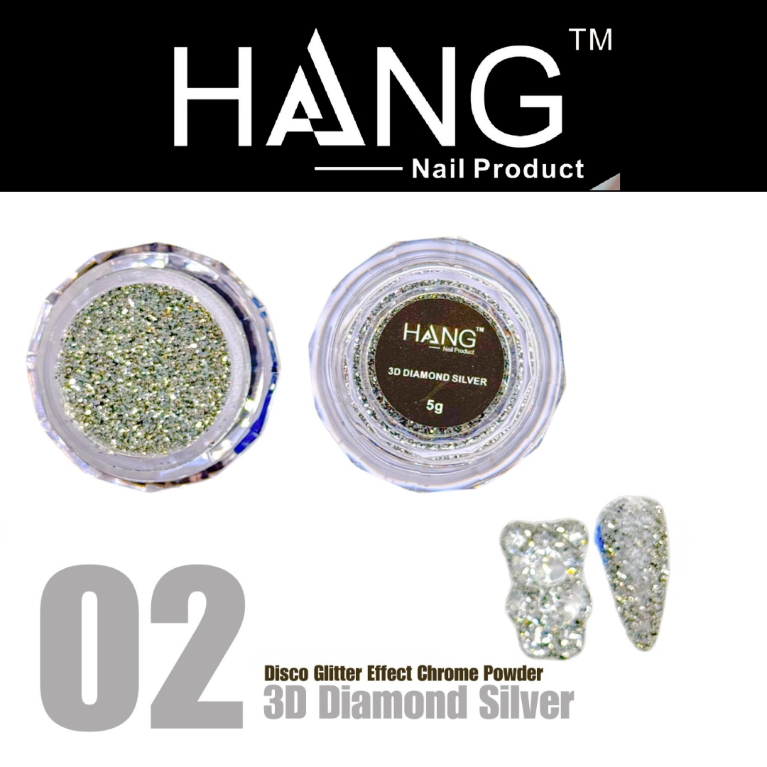 Hang Disco Giltter Effect Chrome Powder 5g