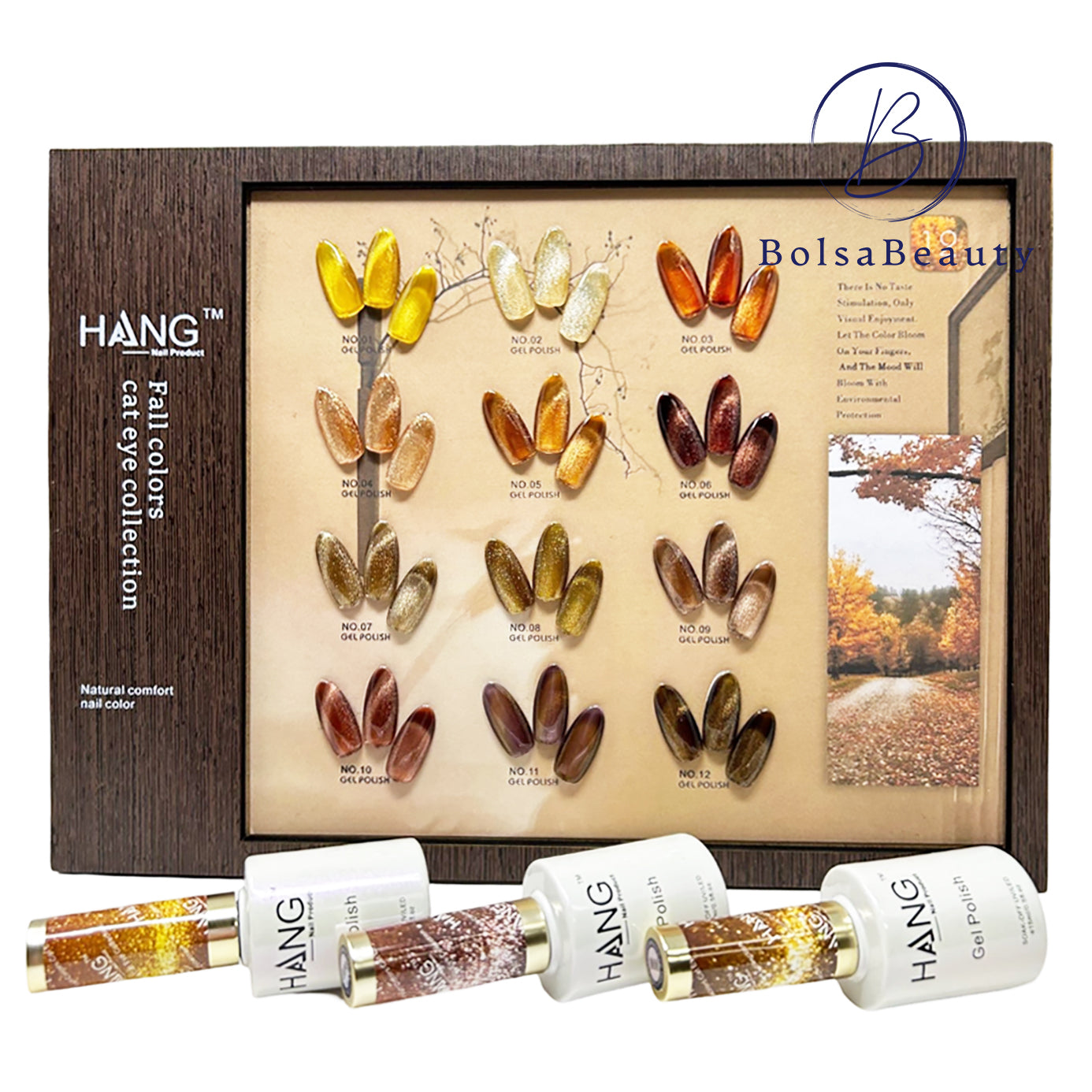 Hang - Fall Cat Eye Full Set (12 Colors)