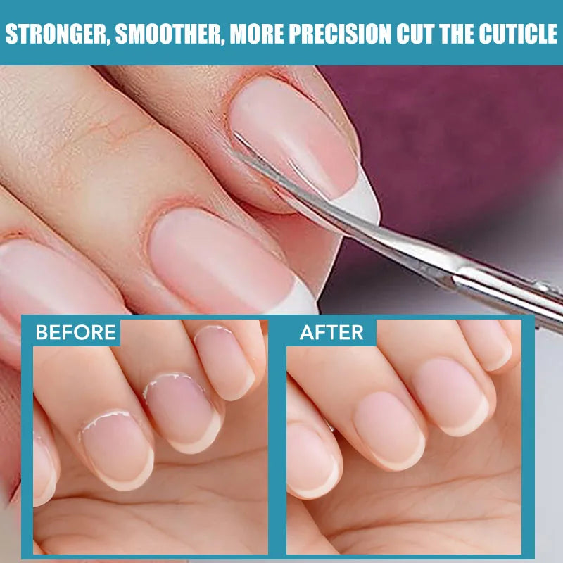 Stainless Steel Cuticle Scissors Dead Skin Remover for Nails Art Clippers Nail Scissors Manicure Tip Scissor