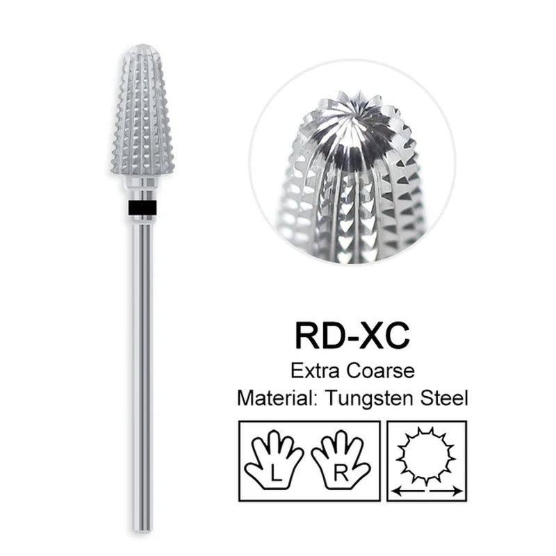 Nail Drill Bit 3/32 Inch Different Grind and Shape (60 Bits Variants)