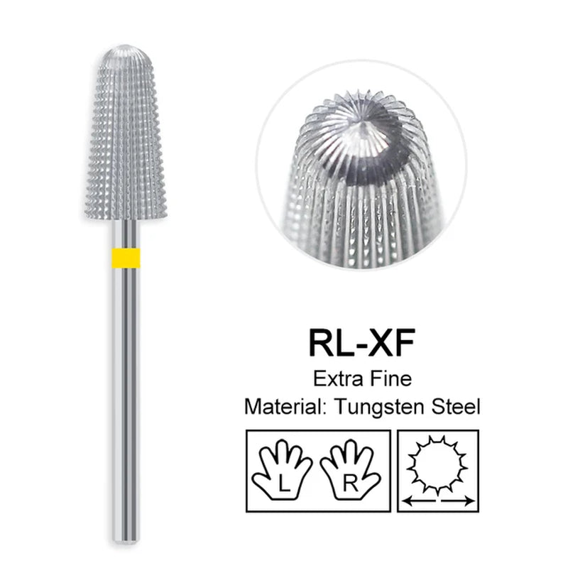 Nail Drill Bit 3/32 Inch Different Grind and Shape (60 Bits Variants)