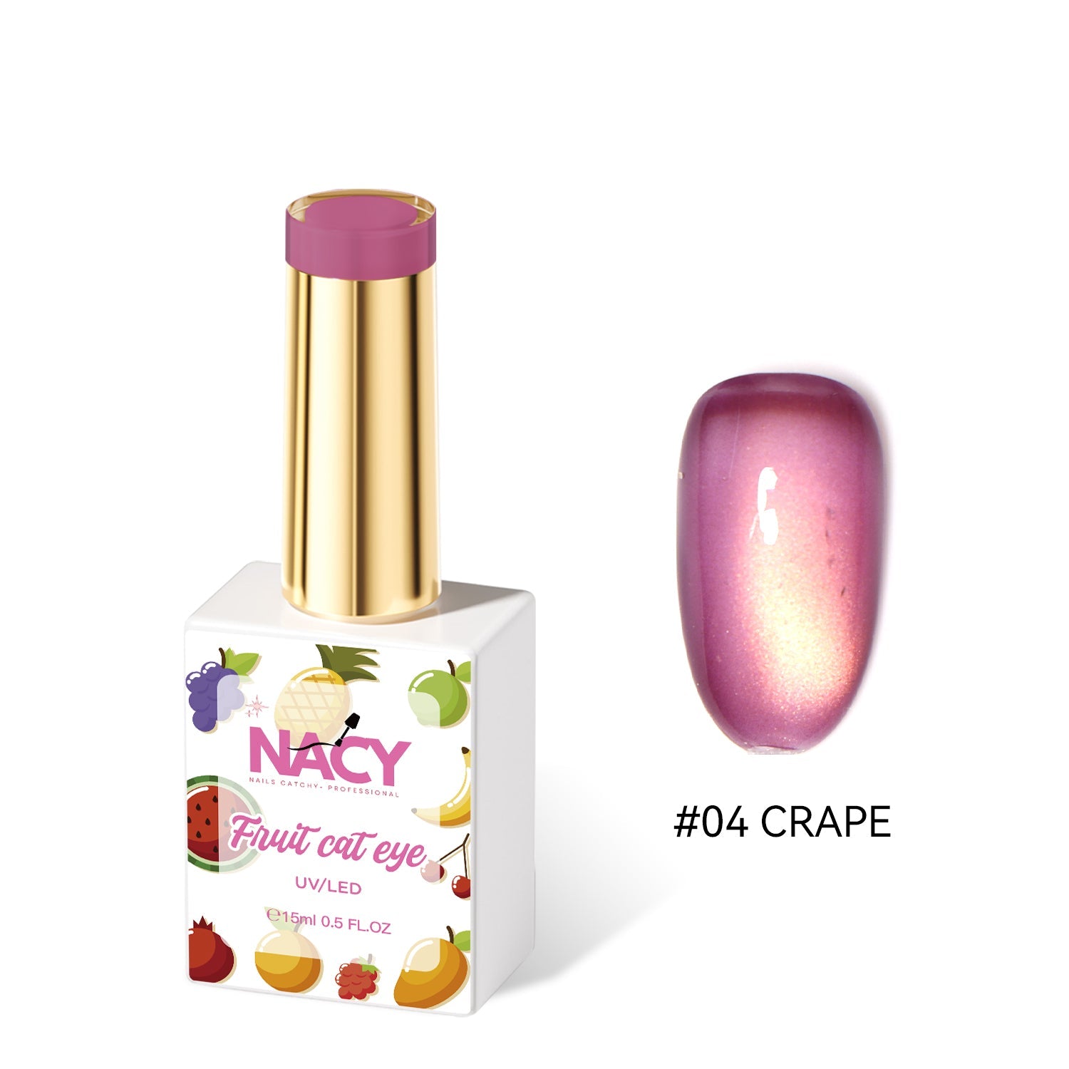 Nacy Fruit Cat Eye Gel 0.5oz Hema / Tpo Free - 04