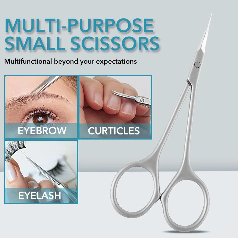 Stainless Steel Cuticle Scissors Dead Skin Remover for Nails Art Clippers Nail Scissors Manicure Tip Scissor