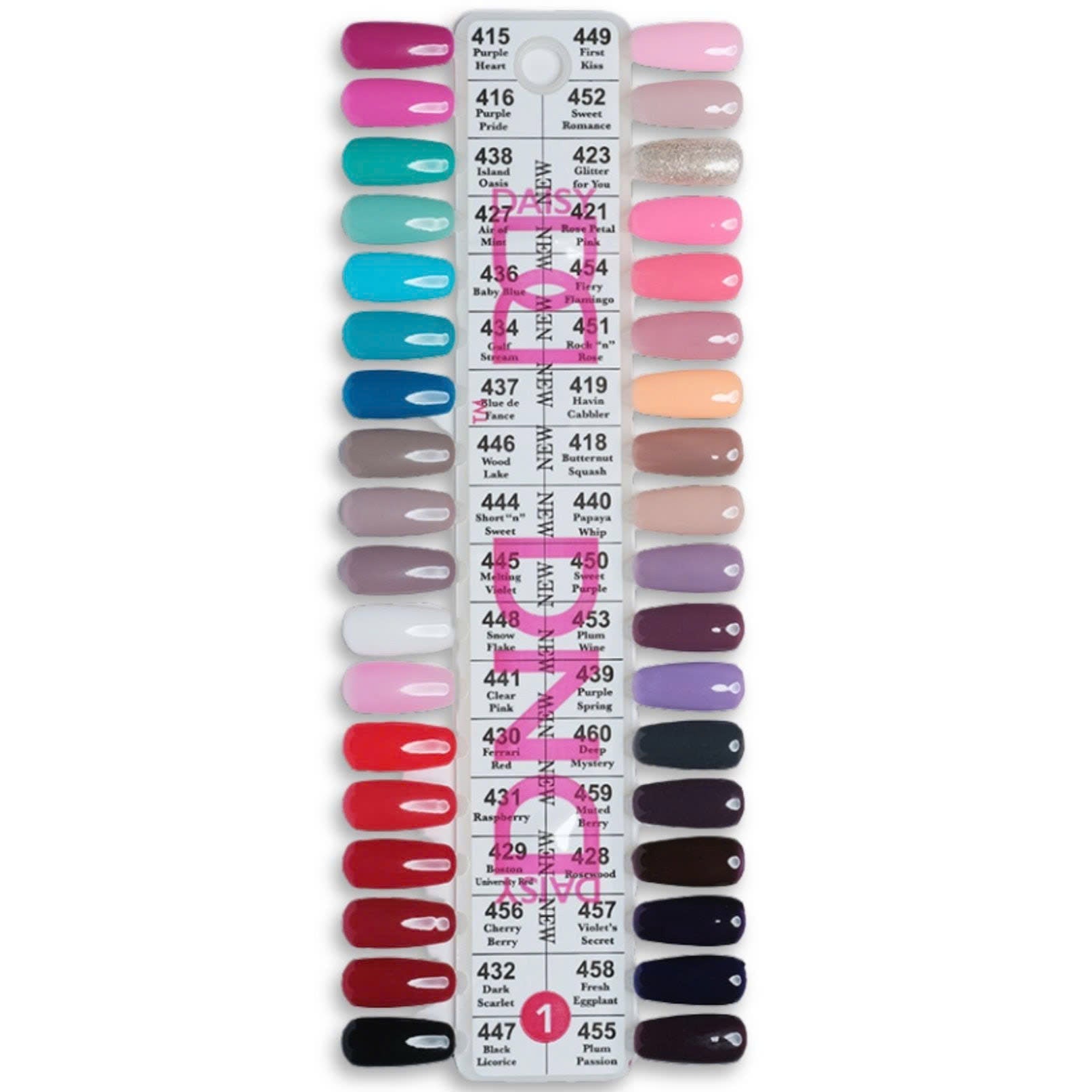 DND - Colors Sample Chart (#01 - #16)