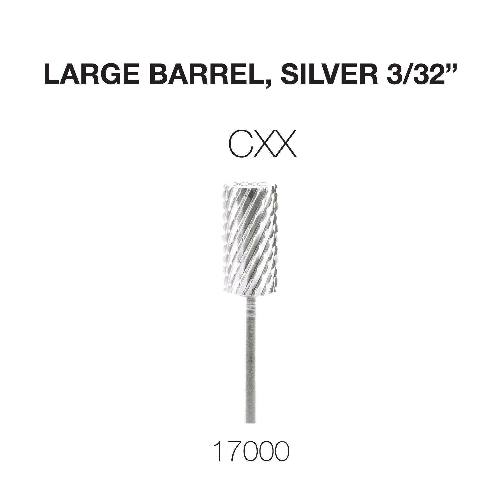 Cre8tion - Carbide Silver - Small & Large - 3/32 - Original