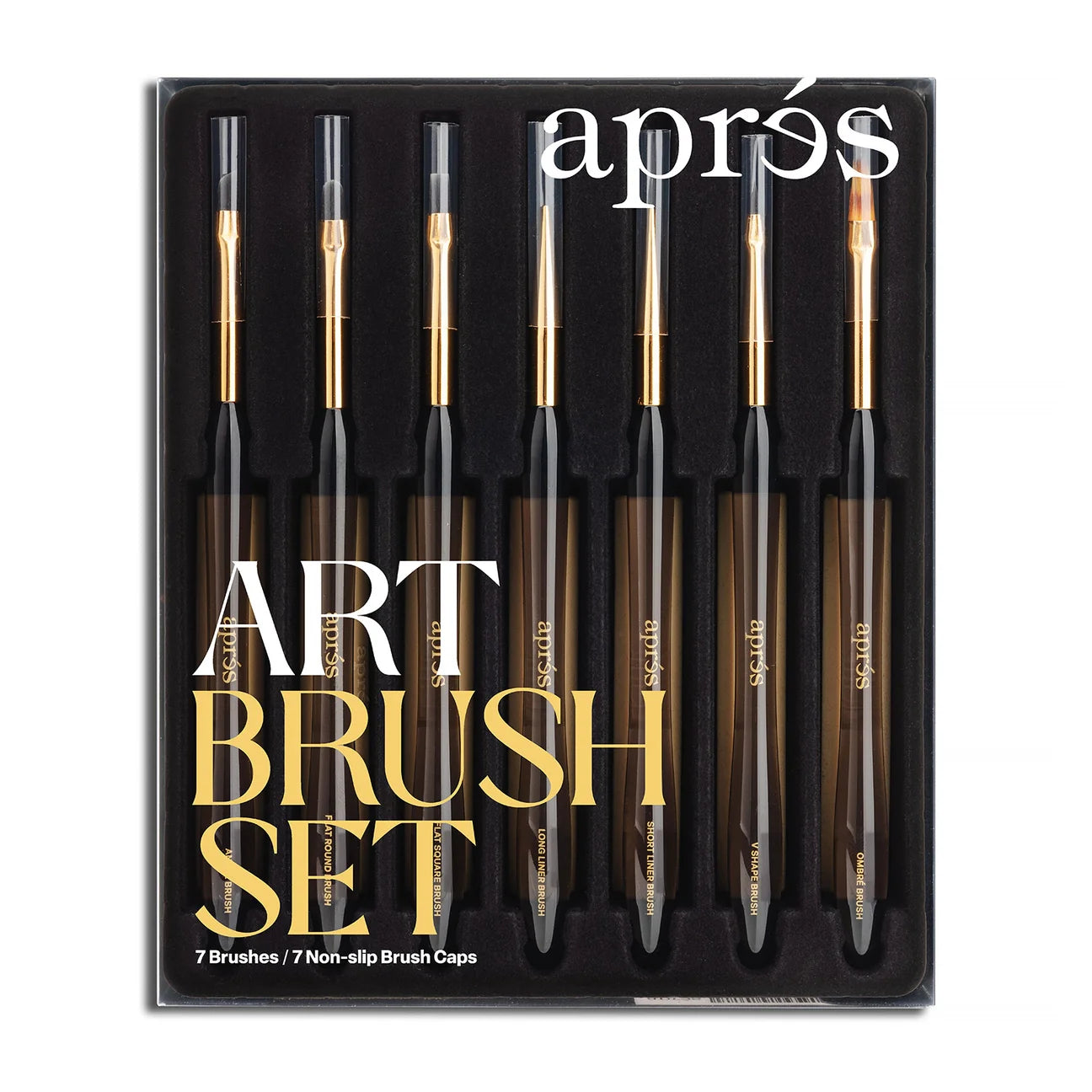 Apres - Art Brush Set - 7Pcs