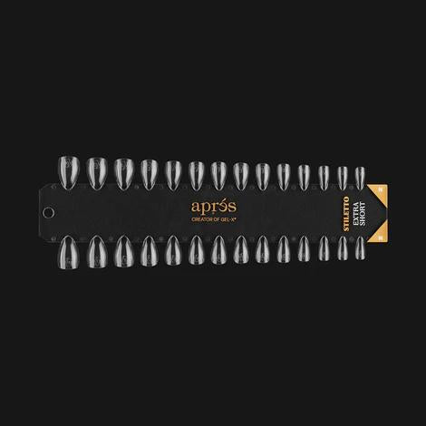 Apres - Gel-X Nail Tip Swatch: Natural Stiletto Extra Short