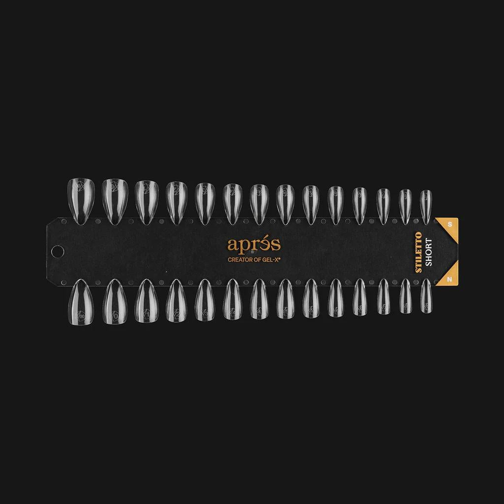 Apres - Gel-X Tip Swatch: Natural/Sculpted Stiletto Short