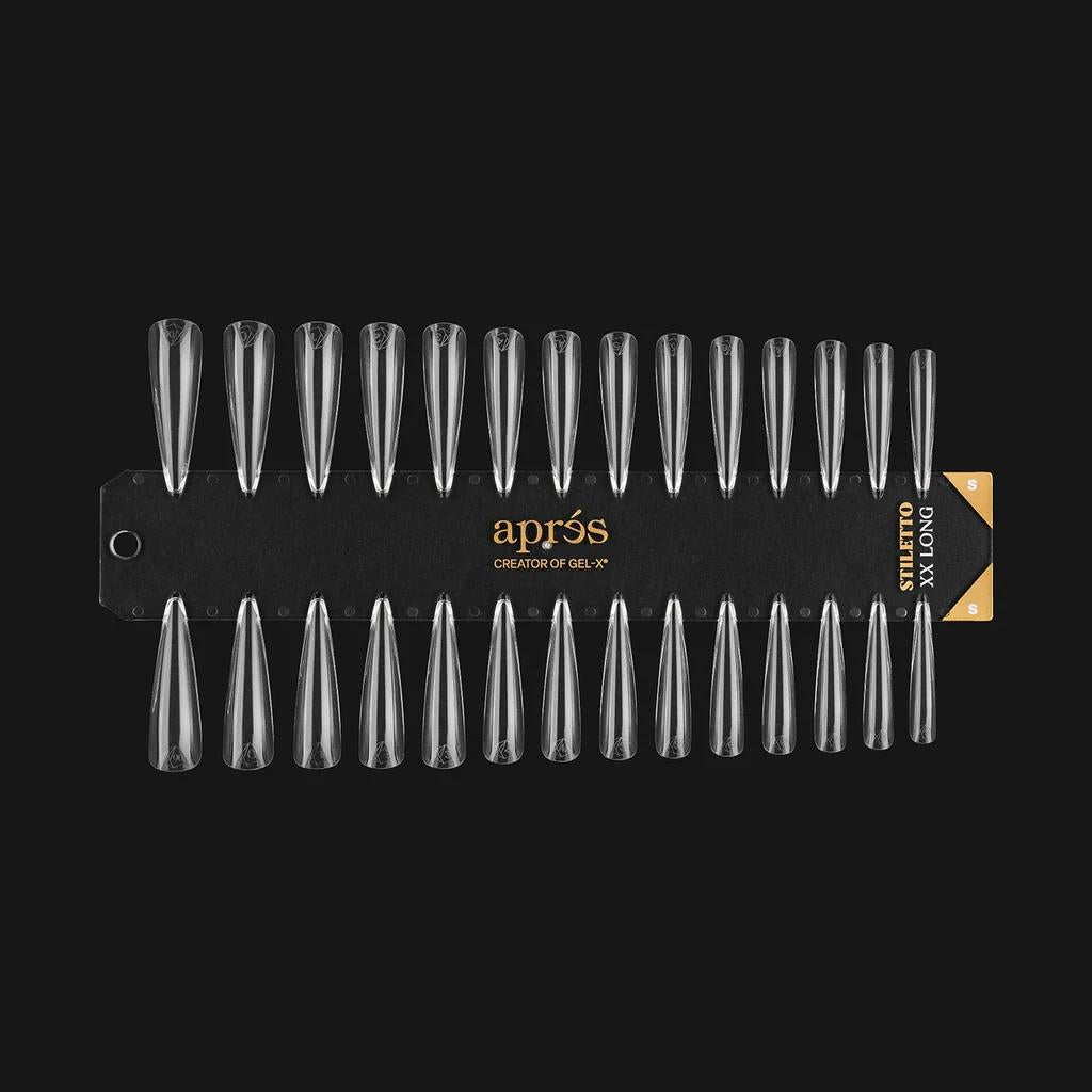Apres - Gel-X Tip Swatch: Natural/Sculpted Stiletto Xx Long