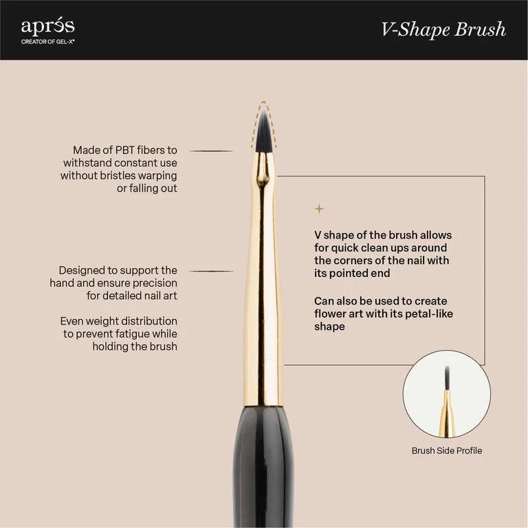 Apres - V-Shape Brush 7Mm