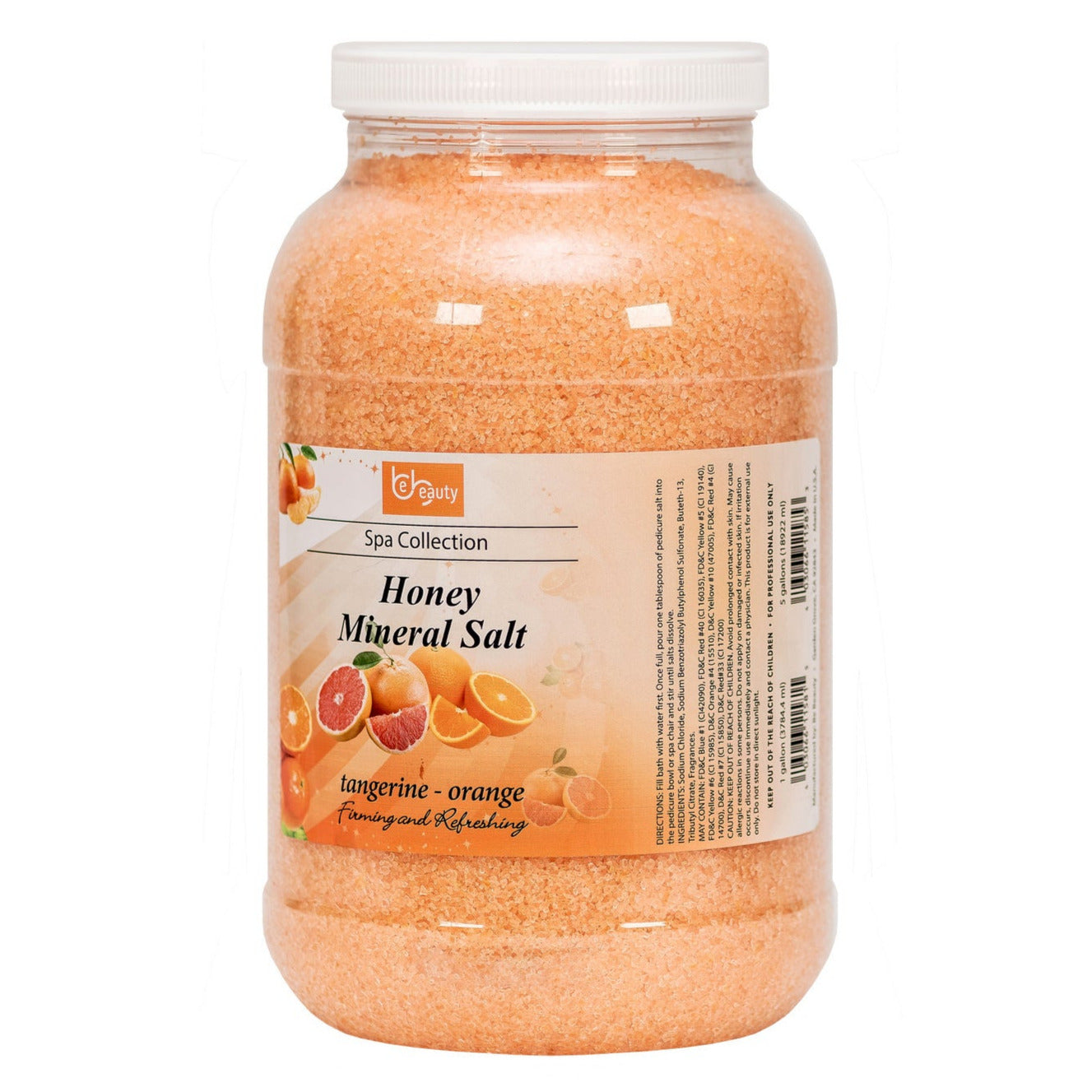 BeBeauty - Honey Mineral Salt - Tangerine Orange (Gallons)