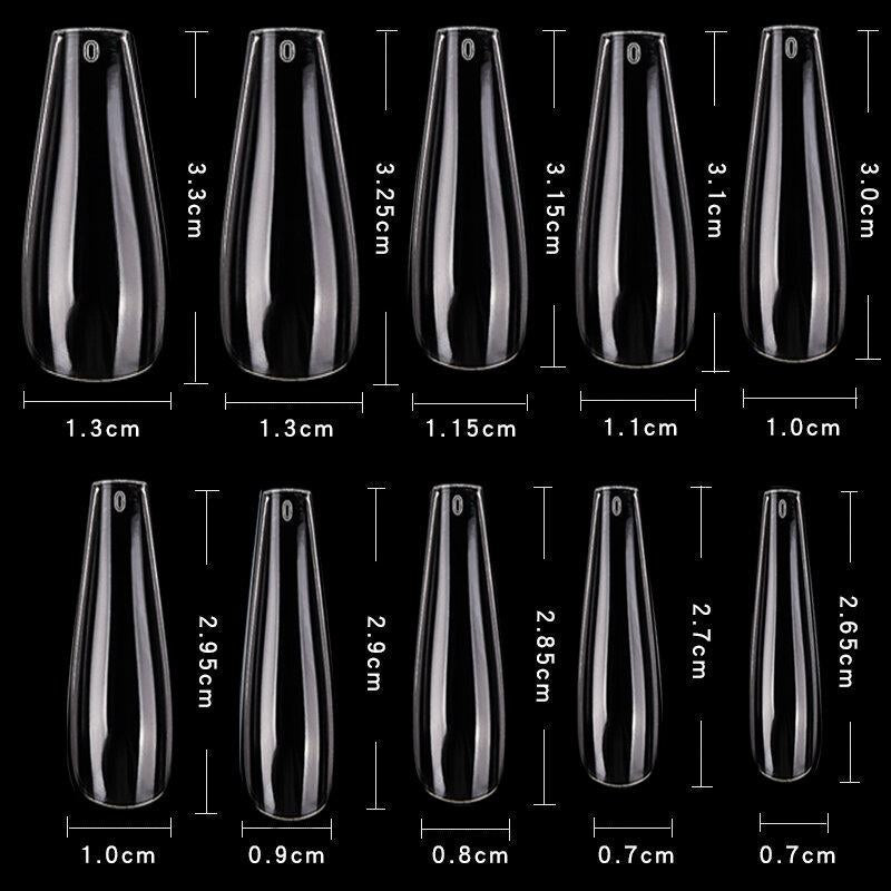 Cre8tion - 14 Special Shapes Nail Tips (500/ 600pcs)