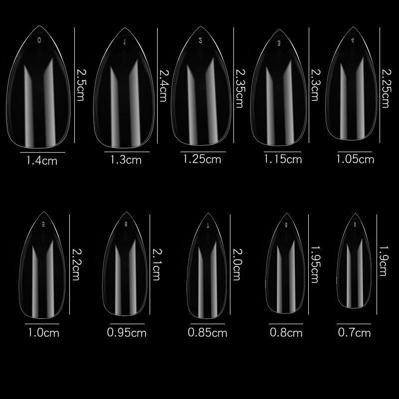 Cre8tion - 14 Special Shapes Nail Tips (500/ 600pcs)