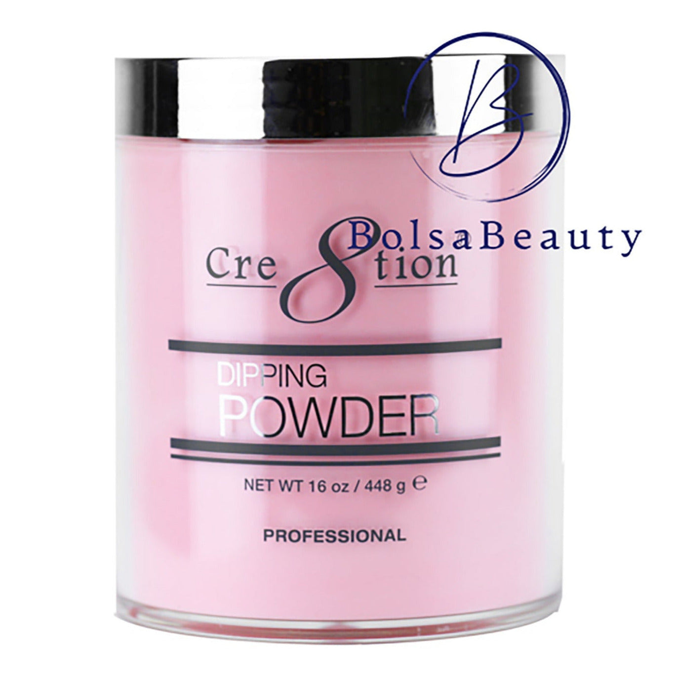 Cre8tion - Dip Powder Refill 16oz (Clear, Pink, Natural, White)
