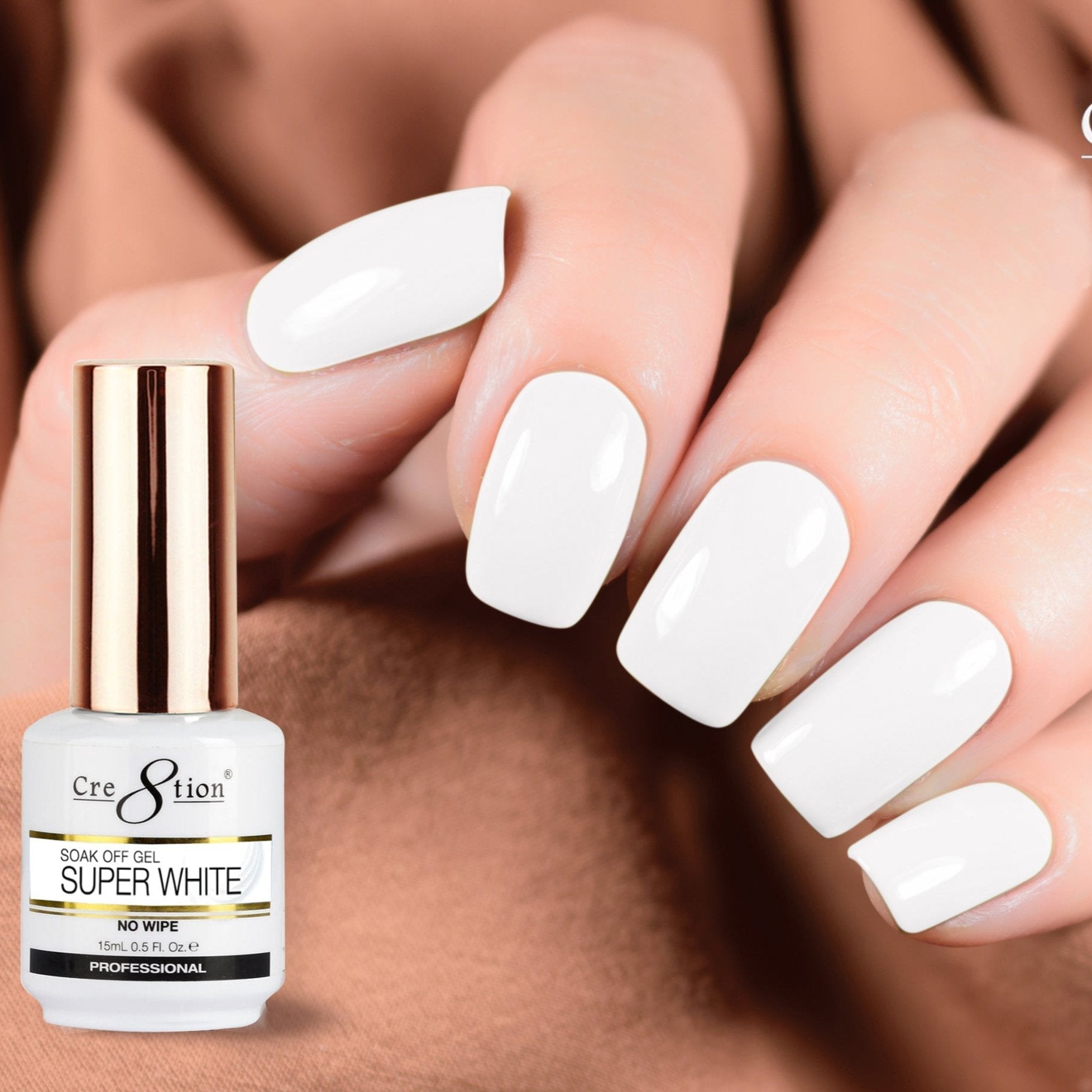 Cre8tion - Gel Super White, Super Black Refill (8oz)