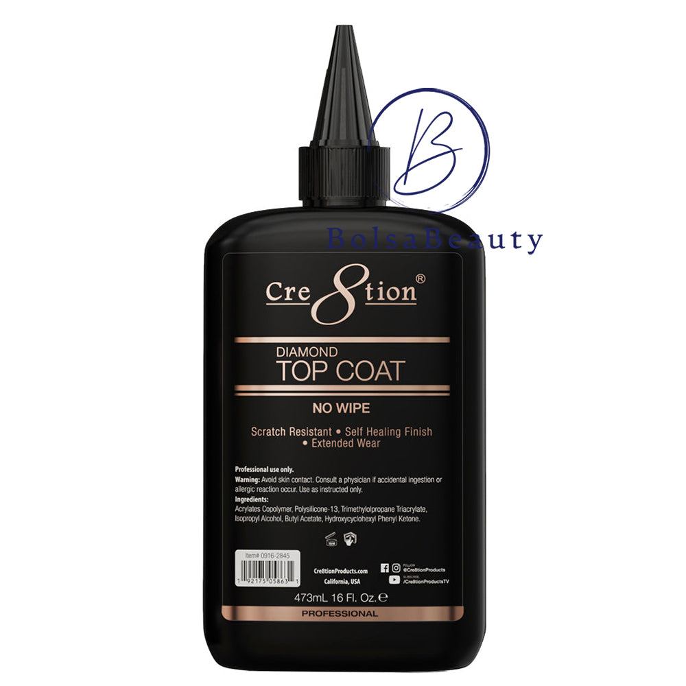 Cre8tion - Base Coat, Diamond Top Coat Refill (16oz)