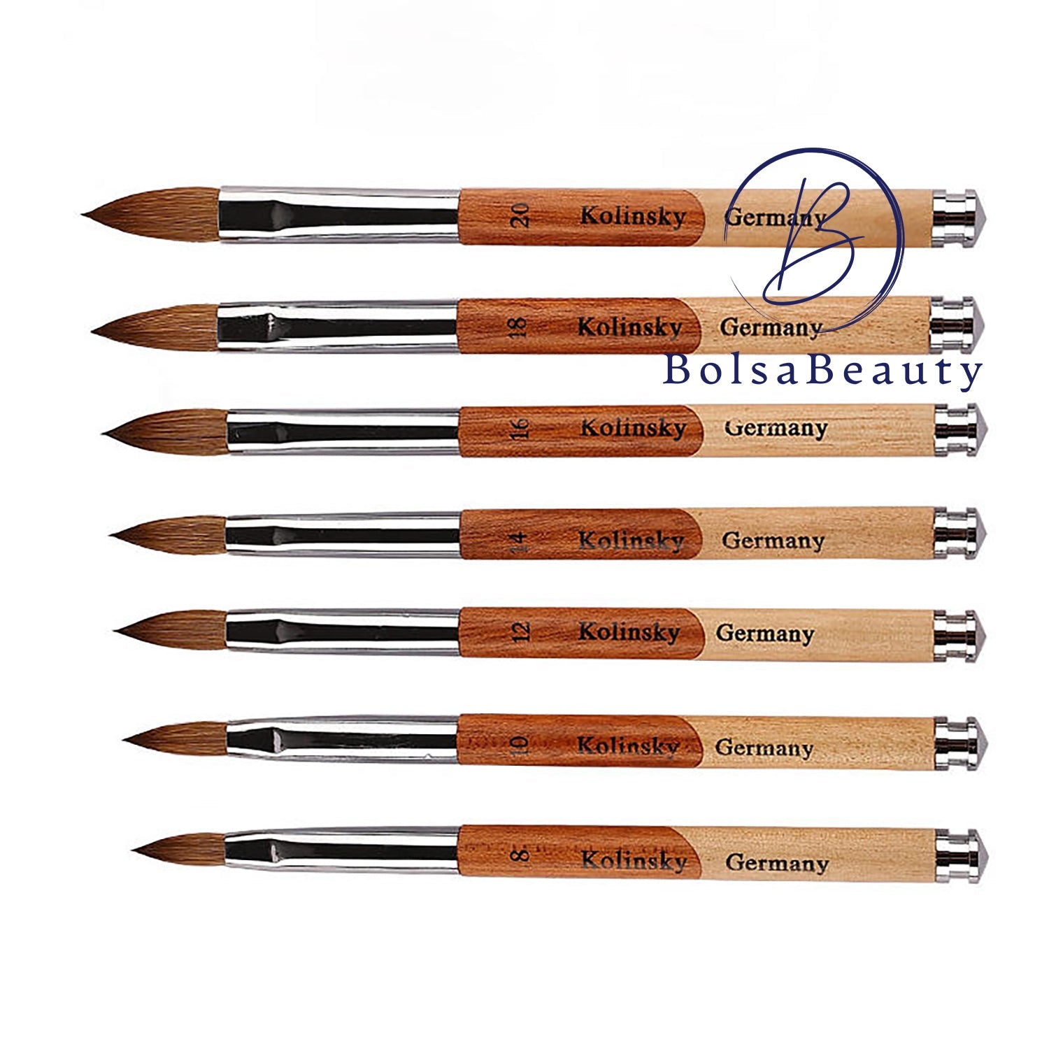 Excel - Acrylic Brush Kolinsky Germany (#8 - #22)