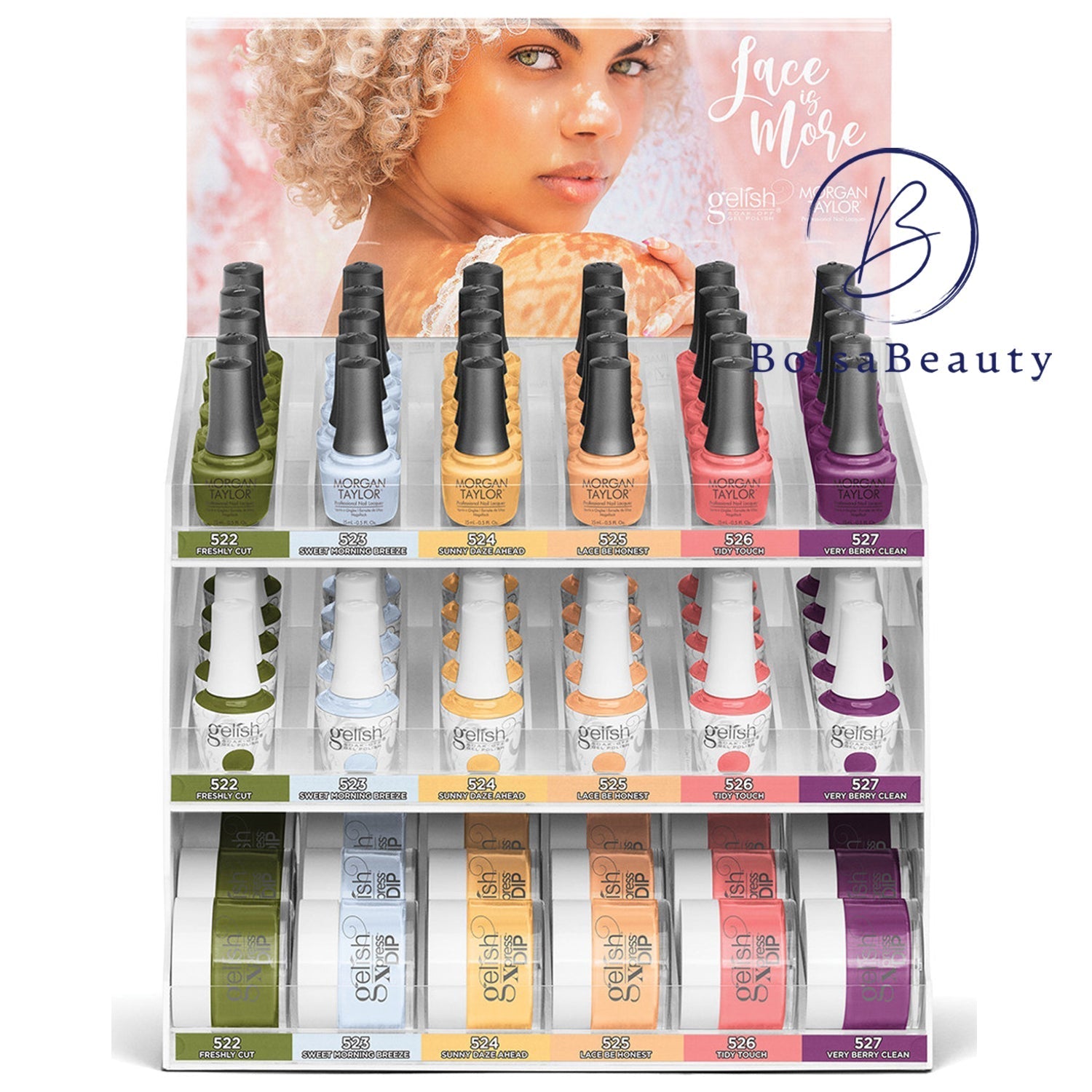 Gelish - Lace Is More: Gelish & Morgan & Dip Trio (NEW 2024)